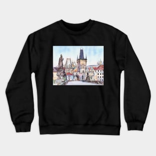 City landscape Prague Crewneck Sweatshirt